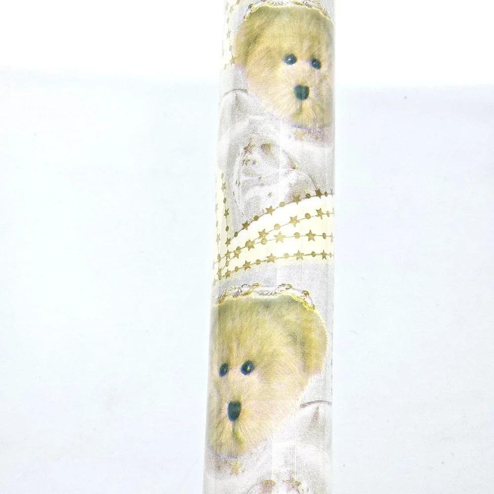 Boyds Bears Christmas Gift Wrap 25 Sq Ft‎ Vintage 2005 Teddy Bear Angel Wrap NOS